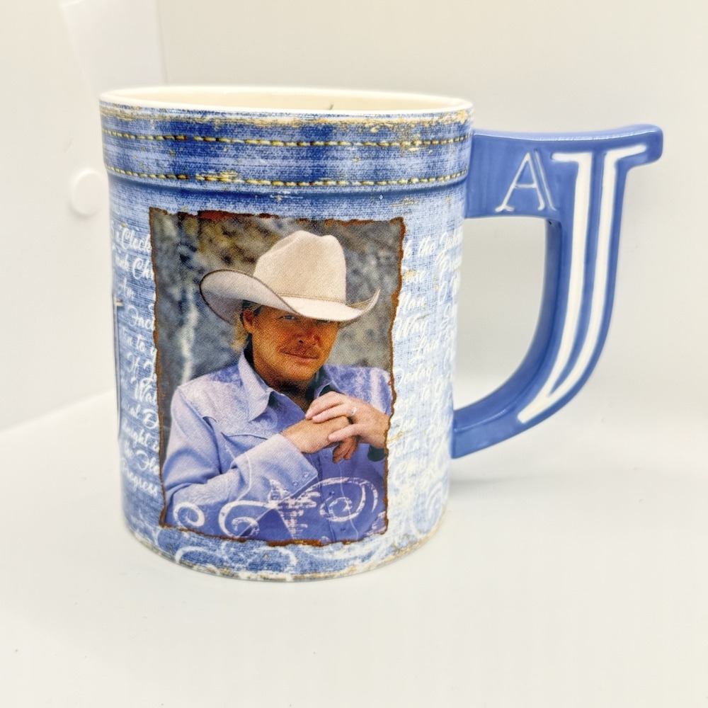 Alan Jackson Cracker Barrel 16 Oz Ceramic Mug Country Music New in Box